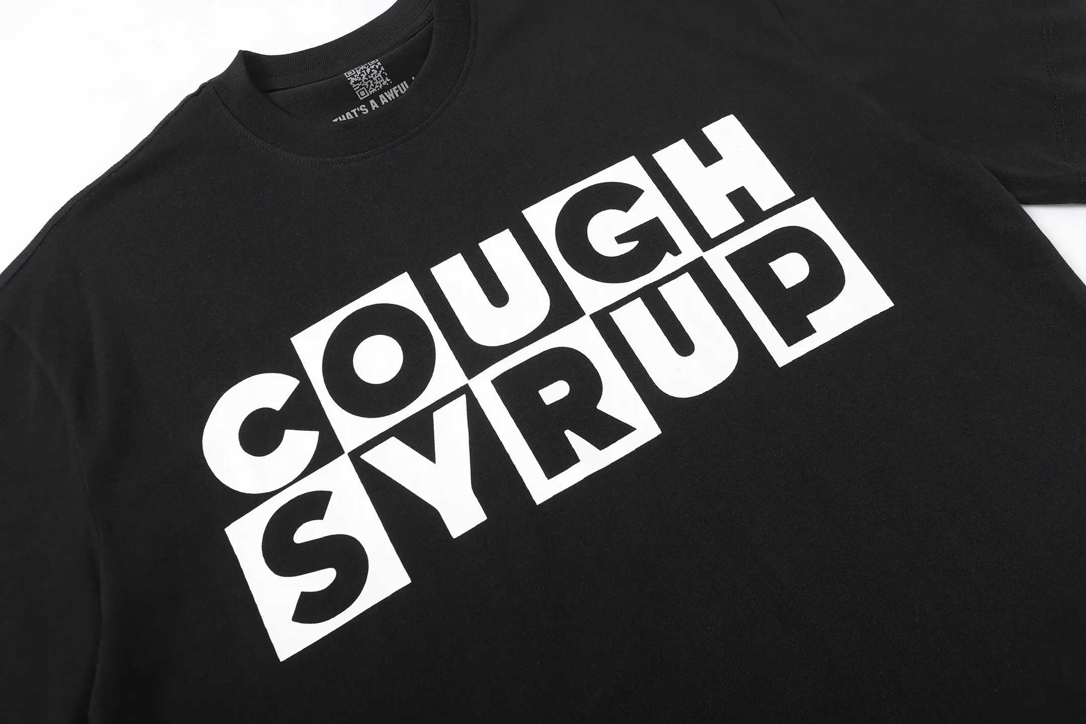 # / ｜ THAT'S A AWFUL LOT OF COUGH SYRUP In Stock T （fabric):32 Sizes（size）：S-M L X L （colour）： /